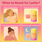 LeeFar Cutting Mix Drink Mix – Dual-Action Craving & Metabolism Support | Berberine, Chromium, 5-HTP, Yerba Mate & Magnesium | Supports GLP-1 Pathway, Blood Sugar & Gut Health | Strawberry Açaí Flavor – 30 Servings
